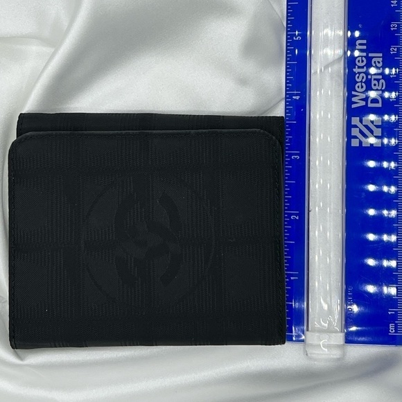 CHANEL Travel Line Tri-Fold Nylon Leather Wallet AT COST! - Picture 13 of 13